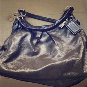 Grey coach bag, fairly used